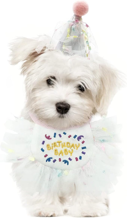 2 PCS Cat Doggy Party Hat & Bib Set - Image 4