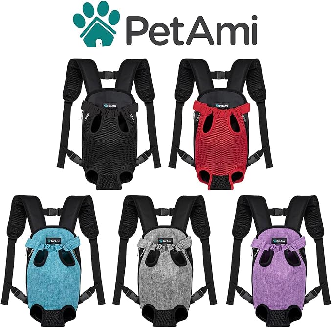 PetAmi Dog Carrier Backpack, Adjustable Pet Cat Front Carrier Backpack - Image 7