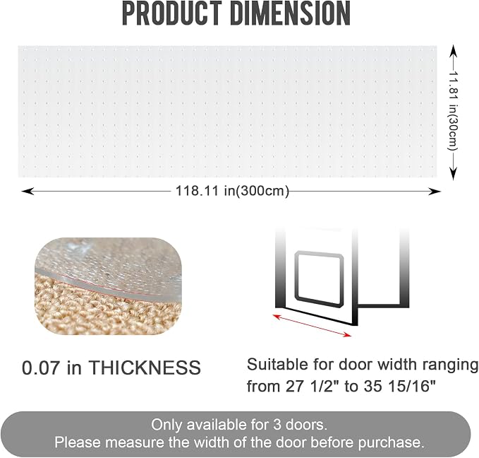 Uross Carpet Protector for Pets 9.84FT - Image 2