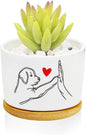 Window Garden Dog Planter Pots, Dog Gifts by Databa