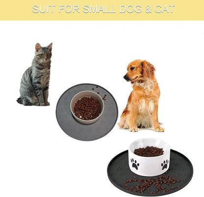 Dog Food Mat - Waterproof Cat Bowl Mat, Silicone Pet Food Mat - Image 6