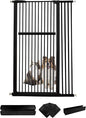 Lumizone Extra Tall Pet Gate 55.12" High Pressure Mounted 38.39"-42.51" Extra by Lumizone