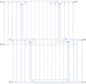 Cumbor 2 Pack 29.7"-51.5" Extra Wide Baby Gate by Cumbor