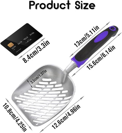 Cat Litter Scoop -Metal Cat Litter Scoop-Upgrade Sturdy Mesh Scooper - Image 2