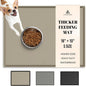 AVERYDAY 100% Waterproof Thicker Silicone Dog Food Mat, 0.63'' Raised Edge Bowl by YourAveryDay
