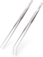 VORESTIC Straight and Curved Aquarium Tweezers Set 18 Inch, Stainless Steel by VORESTIC