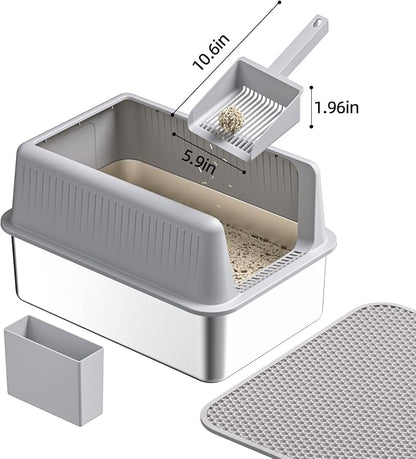 Stainless Steel Cat Litter Box - Image 5