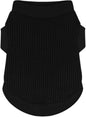 Cozy and Functional Dog Shirts for Small Puppies: Stretchable Black Attire by Paiaite