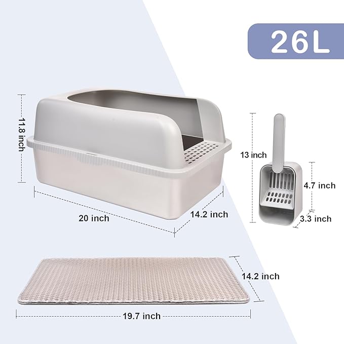 Henkelion Stainless Steel Cat Litter Box - Image 2