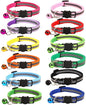 12-Pack Safety Release Reflective Cat Collars by Hepplly