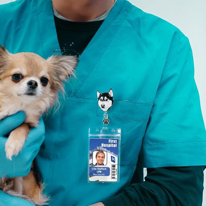 callie Personalized Pet Portrait Badge Reel - Image 7