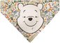 Disney Pet Bandana Winnie The Pooh Smiling Face Foliage Collage Multi Color by Buckle-Down