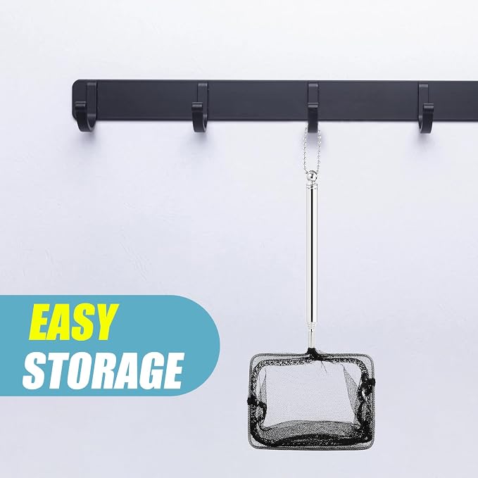 AQUANEAT Aquarium Net with Extendable Long Handle, Adjustable Wastes Skimming - Image 5