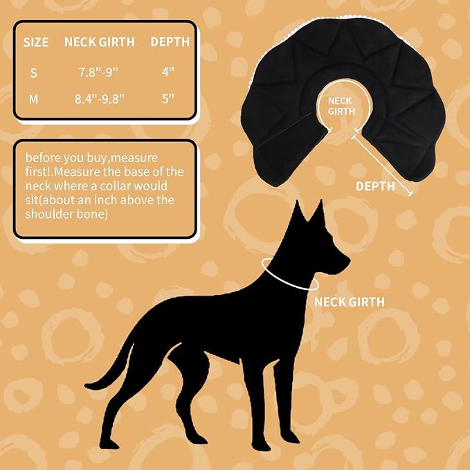 Adjustable Dog Cat Cone, Soft Recovery Cat Cone Collar, Dog Protective Collar - Image 2
