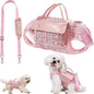 Dog Lift Harness Backpack for Small Dogs Cats, Adjustable Straps Dog Sling by PetWorld