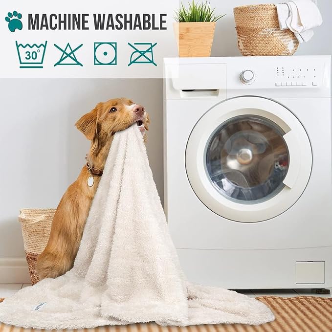 PetAmi Fluffy Soft Dog & Cat Blanket, Sherpa Fleece, Calming Pet Blanket Throw - Image 6