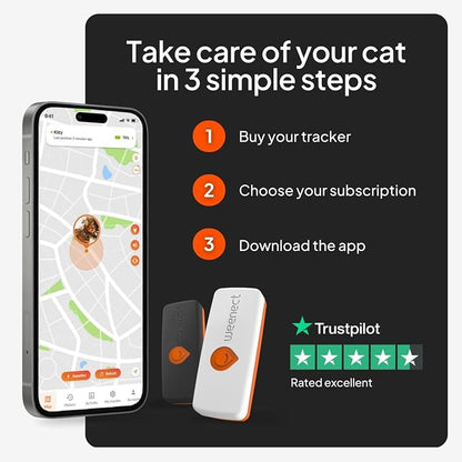 Weenect Cat XS - GPS Tracker for Cats | Real-time GPS Tracking | Smallest Model - Image 6