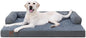 KSIIA Washable Dog Bed XXXL Senior Dog, Orthopedic Warm Soft Pet Sofa by KSIIAPetProducts