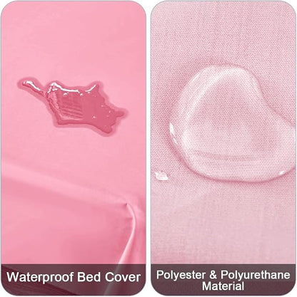 DUJUIKE Waterproof Bed Cover for Dog and Cats, Pet Hair Resistant Bed Sheet - Image 2
