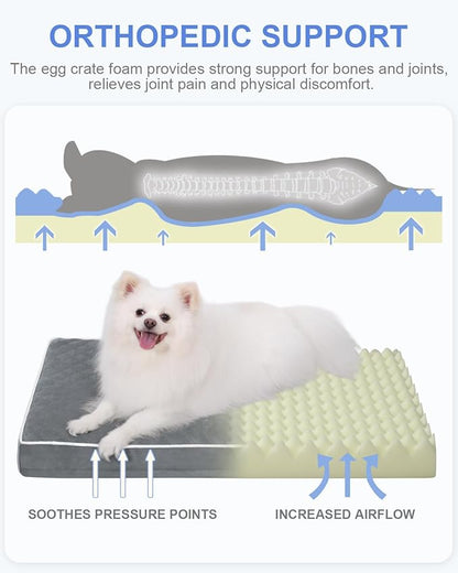 KSIIA Dog Bed for Crate Pad Waterproof for Medium Dogs - Image 3