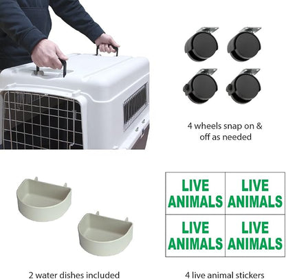 SportPet Airline Compliant LARGE 28.75" Travel Dog Kennel-Durable Plastic - Image 5