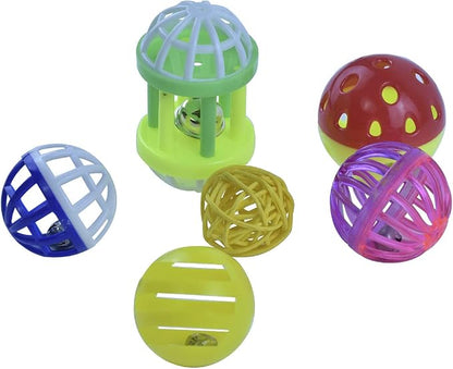 6pcs Foraging Ball Bird Toys Conures Feeder Toys Parakeets Foot Talon Toy - Image 5