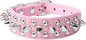 Spiked Dog Collar Soft Pu Leather Mushrooms Rivet Spike Studded Puppy by Unknown