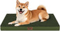 Plush Dog Bed for Medium Dogs, Waterproof Dog Crate Mat Orthopedic Egg Crate by TailStories