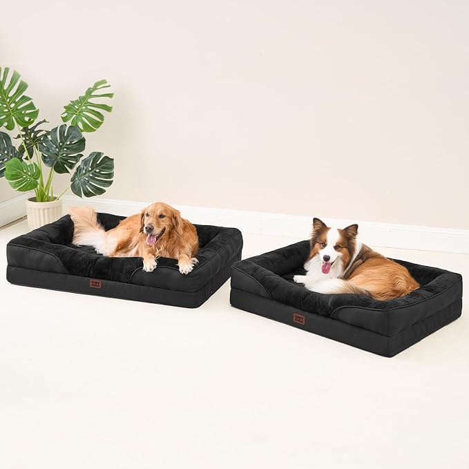 EHEYCIGA Orthopedic Dog Bed for Medium Dog, Waterproof Liner & Washable - Image 9