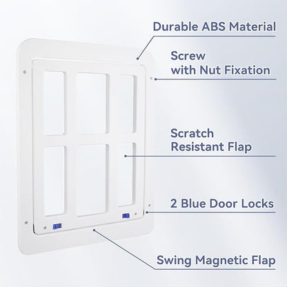 NAMSAN Dog Screen Door, Flap Opening 11.2 x 14.4 inches, Dog Door - Image 4