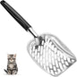 Cat Litter Scoop, Mesh Shovel, Stainless Steel Metal Scoop, Poop Sifting by Apidgrowth