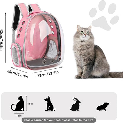 Pet Backpack Carrier, Bubble Backpack Cat Carrier, Pets and Small Dogs - Image 5