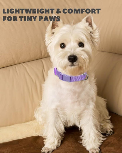 Dynmeow Soft and Breathable Cotton Dog Collar, Durable Adjustable Female Girl - Image 6