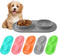 Small Size Puppy Dog Bowls: Food and Water Bowls Set by HOYEHOLA