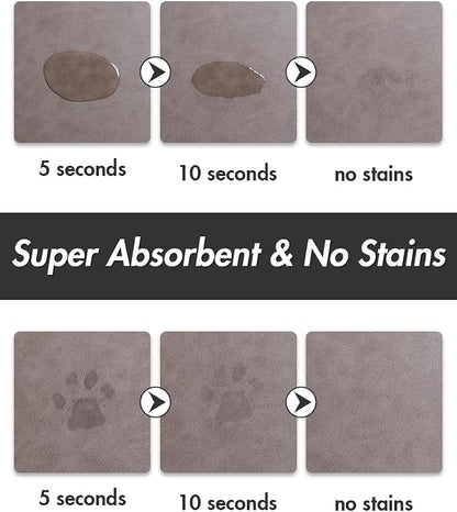 MontVoo-Absorbent Pet Feeding Mat-No Stains Pet Mat - Image 2