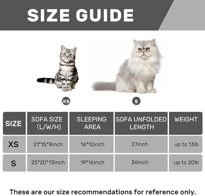 Hollypet Cat Bed Fluffy Plush Mutifuctional Double-Layer Soft Warming Kitty Pet - Image 8