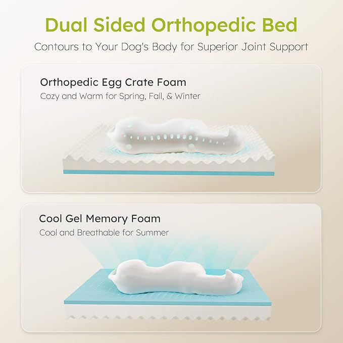 Dog Beds for Large Dogs, Orthopedic Dog Bed - Image 2