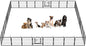BestPet | Dog Playpen | 24 Inch, 32 Panels | Heavy Duty Metal Pet Exercise Pen by BestPet