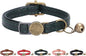 THAIN Leather Cat Collar with Bell Breakaway- Adjustable, Retro Bell fit Most by THAIN