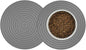 2 Pack Silicone Pet Food Mat, Small Rubber Mat by Metopets