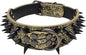 Serijoars Spiked Studded Dog Collar, PU Leather Dog Collar, Adjustable Pet by Serijoars