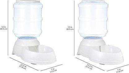 Amazon Basics Automatic Pet Water Dispenser and Gravity Food Feeder Set - Image 8