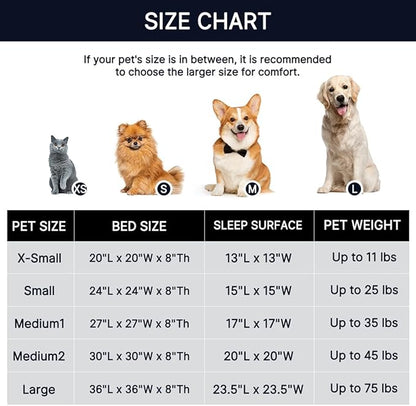 WESTERN HOME WH Calming Dog & Cat Bed, Anti-Anxiety Donut Cuddler Warming Cozy - Image 4