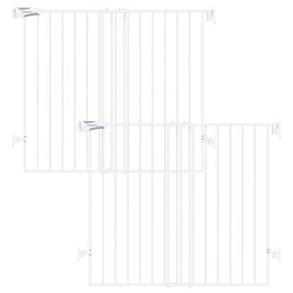 Babelio Baby Gate for Stairs, Kitchen & Doorways, No Bottom Bar| Easy Install| by BABELIO