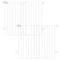 Babelio Baby Gate for Stairs, Kitchen & Doorways, No Bottom Bar| Easy Install| by BABELIO