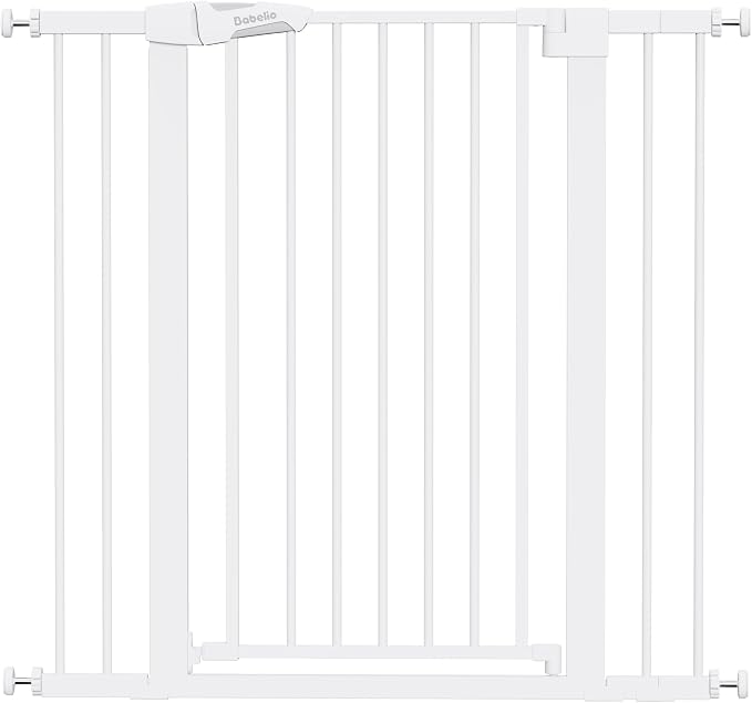 BABELIO 36" Tall Dog Gate PressGuard C5, 26-40" Wide Auto Close Baby Gate by BABELIO