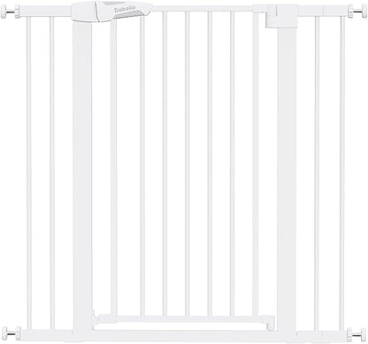 BABELIO 36" Tall Dog Gate PressGuard C5, 26-40" Wide Auto Close Baby Gate by BABELIO