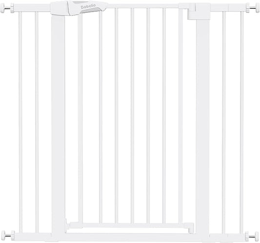 BABELIO 36" Tall Dog Gate PressGuard C5, 26-40" Wide Auto Close Baby Gate by BABELIO