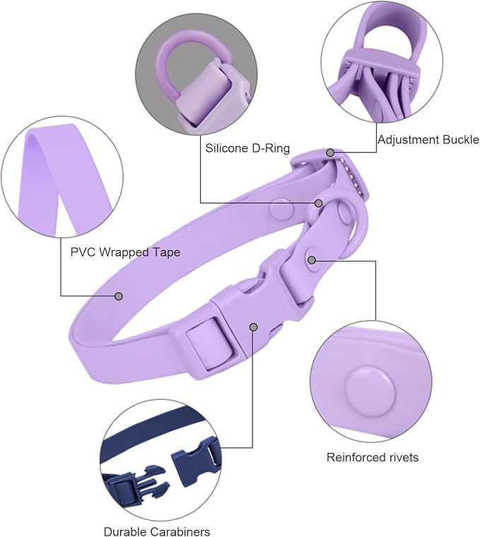 Waterproof Dog Collar Soft Rubber Dog Collar - Image 5