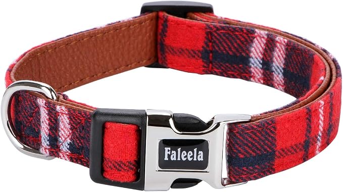 Faleela Soft &Comfy Christmas Bowtie Dog Collar, Detachable and Adjustable Bow - Image 4